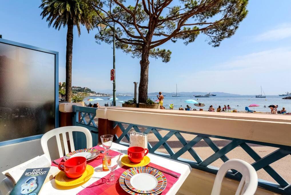 French Riviera 1 Bedroom On The Beach Facing Cannes Théoule-sur-Mer Exterior photo